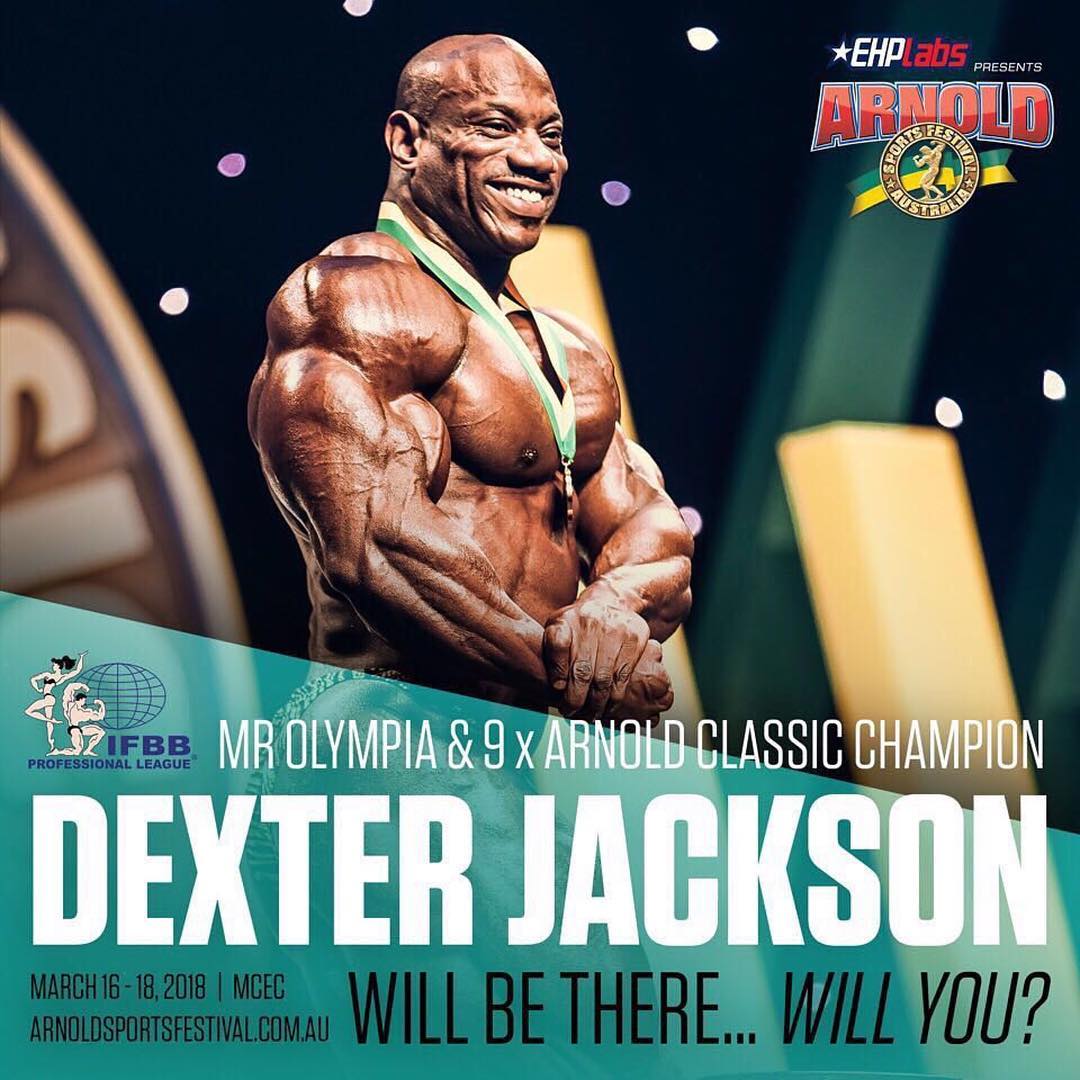 Декстер Джексон планирует побить свой будущий рекорд за два Арнольда - Бодибилдинг форум AnabolicShops