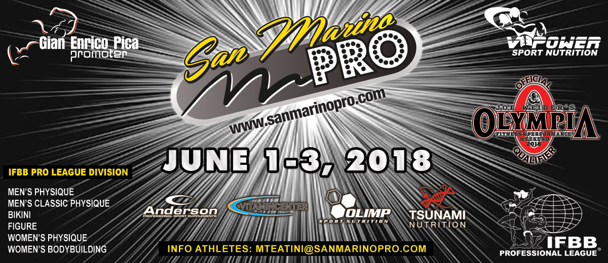 В официальных списках San Marino Pro 2018 двое россиян - Бодибилдинг форум AnabolicShops