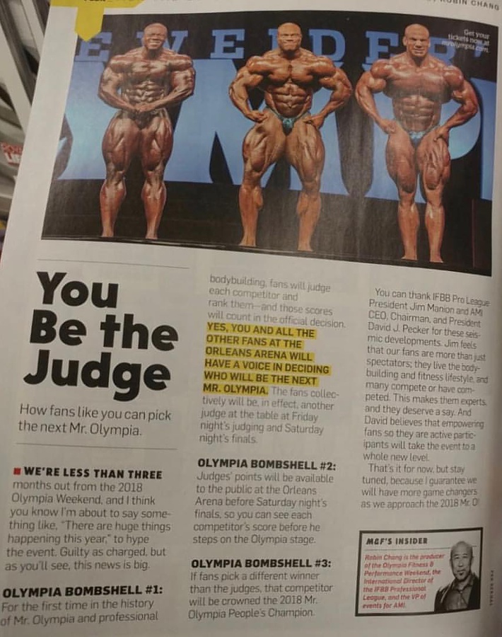 Фанаты выберут чемпиона - Бодибилдинг форум AnabolicShops