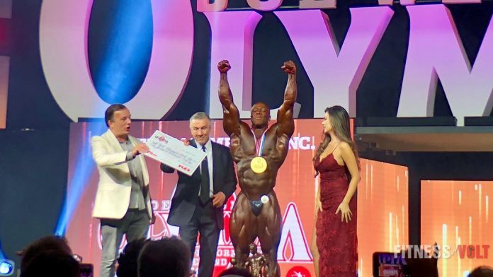 Чемпионы, их призы и результаты Mr. Olympia 2018. Первый народный чемпион - Бодибилдинг форум AnabolicShops