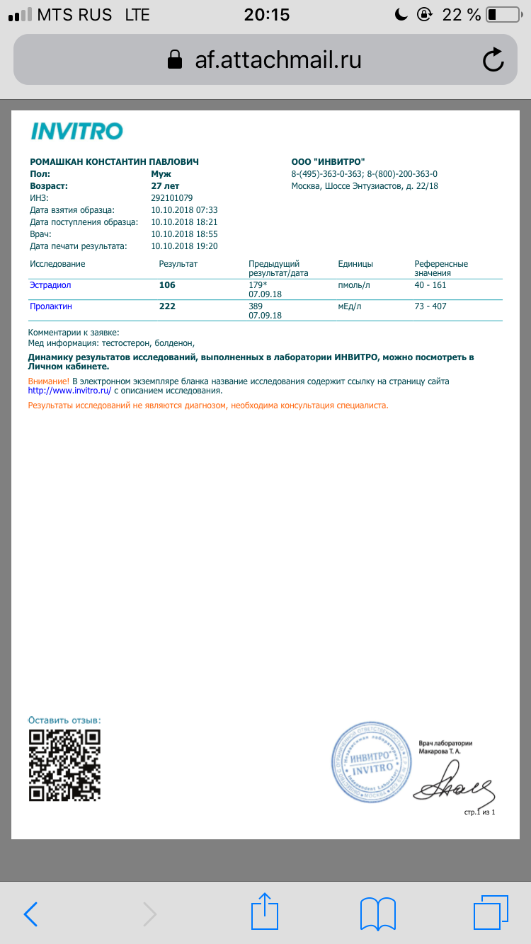нанфенил!!! Ошибки лабораторных анализов - Бодибилдинг форум AnabolicShops