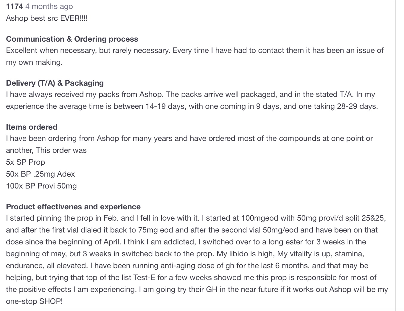 "а как у них там?" - переводы отзывов с западных форумов - Бодибилдинг форум AnabolicShops
