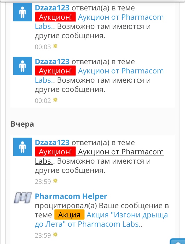 Аукцион от Pharmacom Labs. - Бодибилдинг форум AnabolicShops