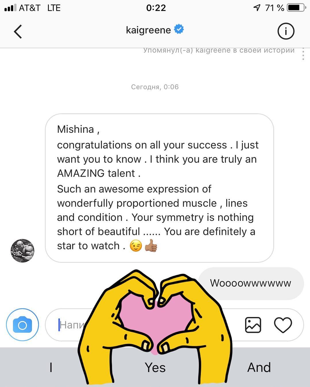 Кай Грин поздравил Мишину с медалью на Omaha Pro 2019 - Бодибилдинг форум AnabolicShops