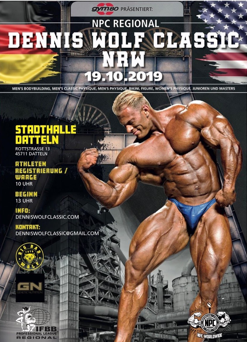 Встречайте первый Dennis Wolf Classic NRW - Бодибилдинг форум AnabolicShops