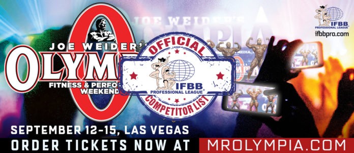 Всего 16 атлетов - официальные списки Мистер Олимпия 2019. Онлайн-трансляция - Бодибилдинг форум AnabolicShops