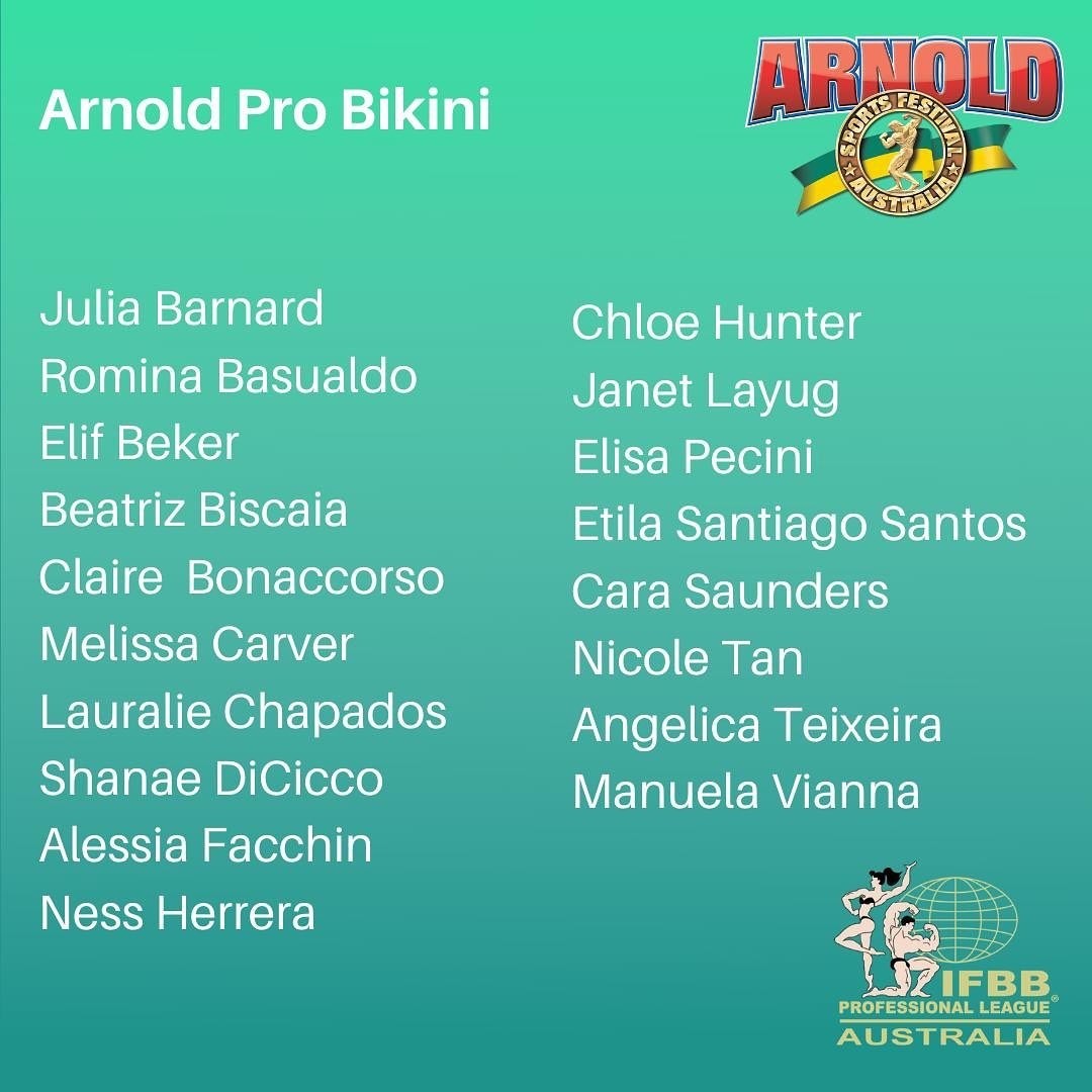 Пожары не помеха для Arnold Classic Australia. Списки приглашенных атлетов - Бодибилдинг форум AnabolicShops