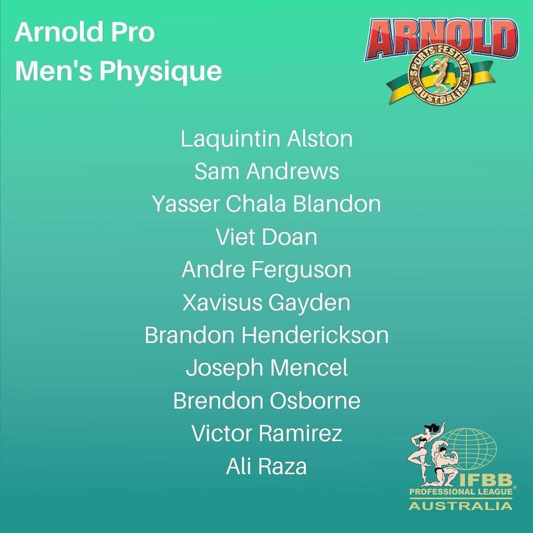 Пожары не помеха для Arnold Classic Australia. Списки приглашенных атлетов - Бодибилдинг форум AnabolicShops