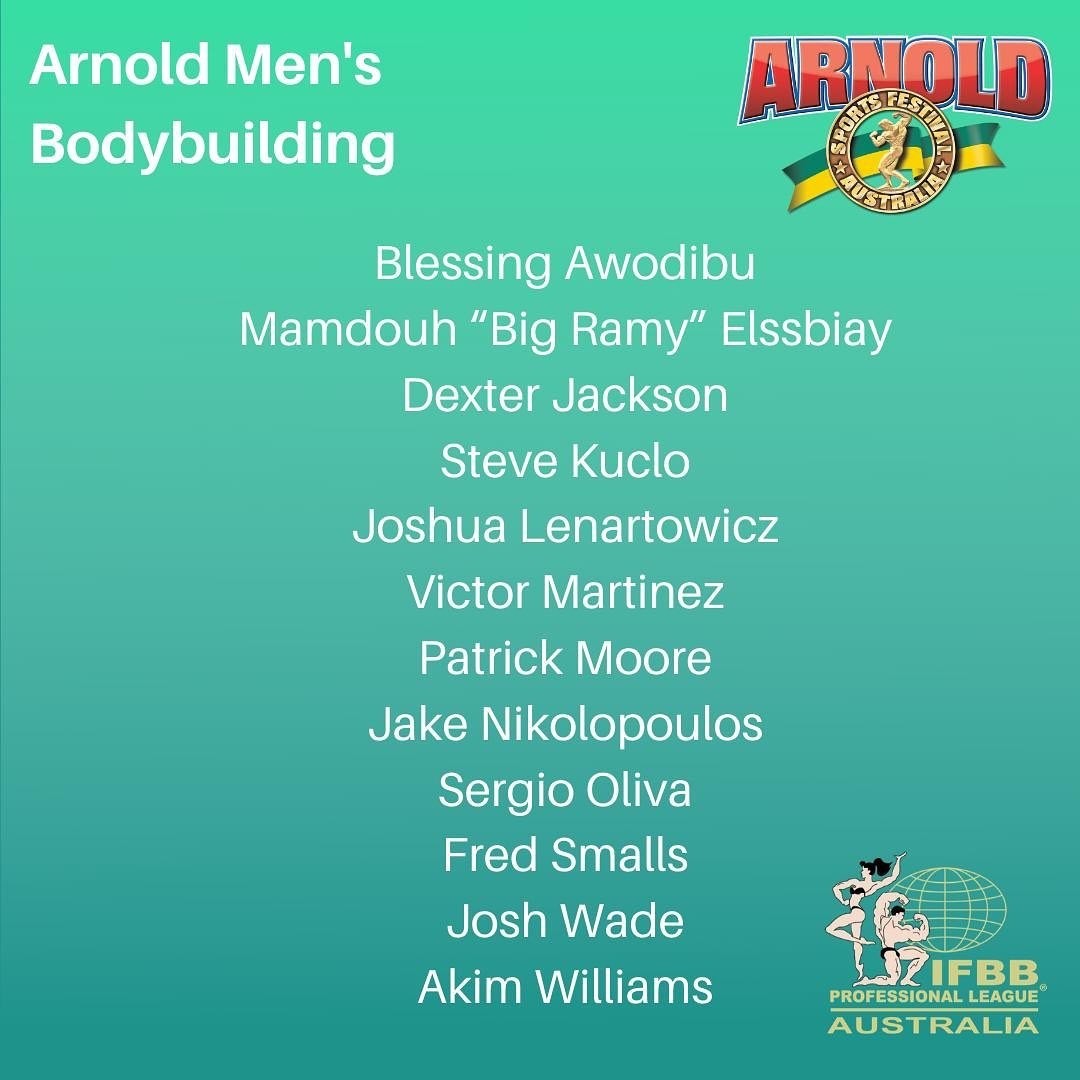 Пожары не помеха для Arnold Classic Australia. Списки приглашенных атлетов - Бодибилдинг форум AnabolicShops