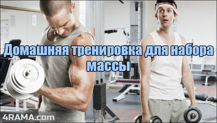 Тренировка для набора массы дома - Бодибилдинг форум AnabolicShops