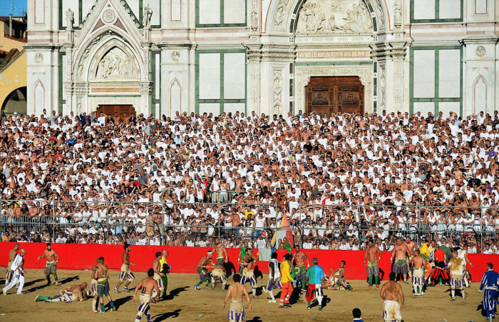 Флорентийский кальчо - жестокий прародитель футбола и регби - Бодибилдинг форум AnabolicShops