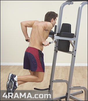 Отжимания на узких брусьях - Бодибилдинг форум AnabolicShops