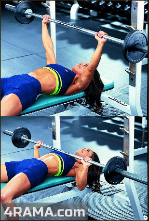Жим штанги лежа для девушек - Бодибилдинг форум AnabolicShops