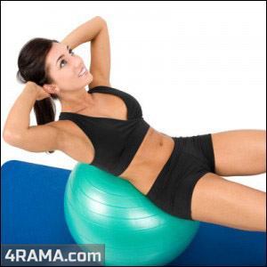 Упражнения для пресса на фитболе - Бодибилдинг форум AnabolicShops