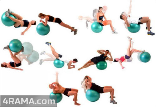 Упражнения для пресса на фитболе - Бодибилдинг форум AnabolicShops
