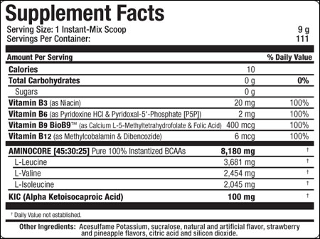 Aminocore от Allmax Nutrition - Бодибилдинг форум AnabolicShops