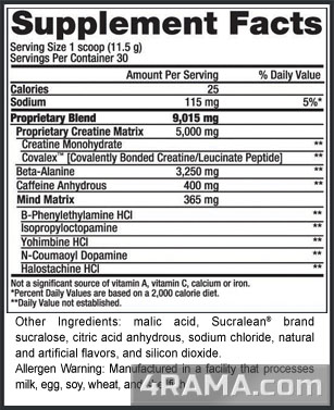 Предтренировочный комплекс Friction от VPX - Бодибилдинг форум AnabolicShops