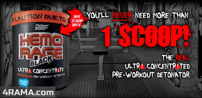 Hemo Rage Black Ultra Concentrate от Nutrex - Бодибилдинг форум AnabolicShops