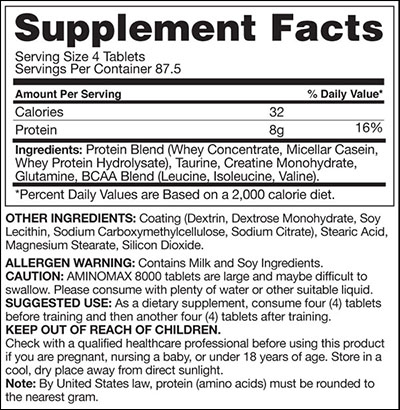 Aminomax 8000 от Gaspari Nutrition - Бодибилдинг форум AnabolicShops