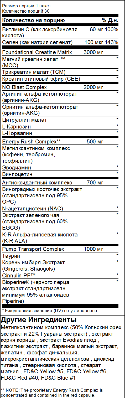 Animal Pump от Universal Nutrition - Бодибилдинг форум AnabolicShops