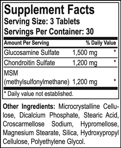 Glucosamine Chondroitin MSM от Maxler - Бодибилдинг форум AnabolicShops
