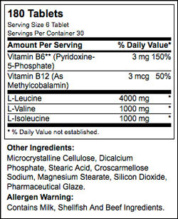 BCAA 6000 от Gaspari Nutrition - Бодибилдинг форум AnabolicShops