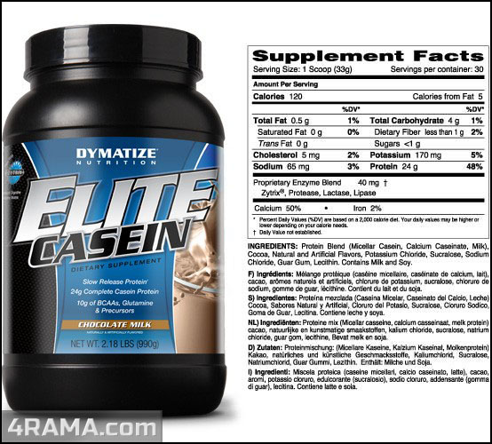 Elite Casein от Dymatize Nutrition - Бодибилдинг форум AnabolicShops