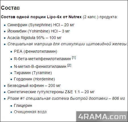 Lipo-6X от Nutrex - Бодибилдинг форум AnabolicShops