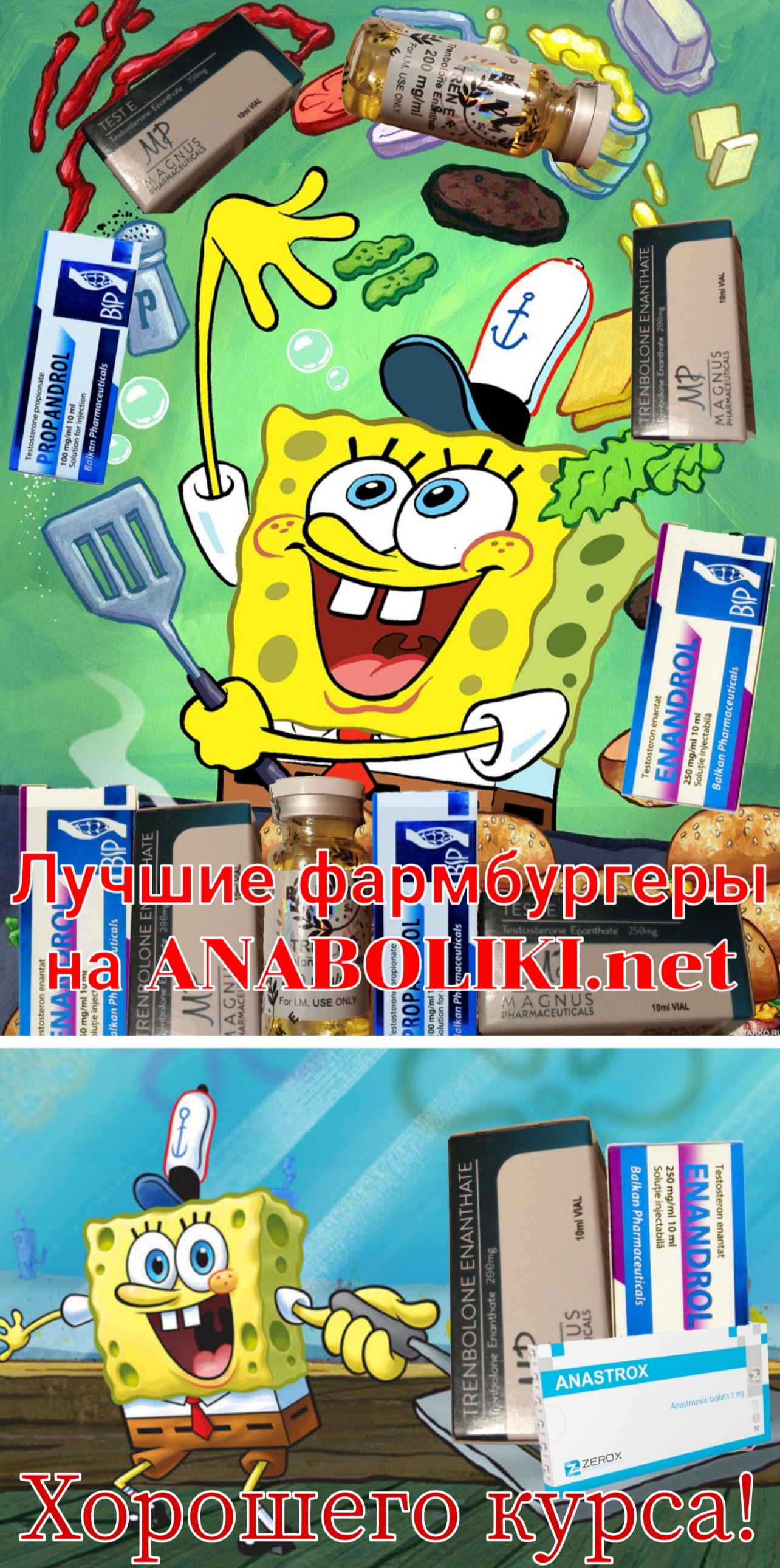 АНАБОЛИКИ.net - оф.дилер SP, Zerox, Genetic, Magnus, Lyka ! - Бодибилдинг форум AnabolicShops