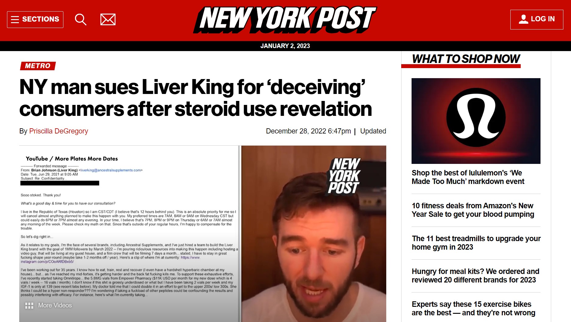 За стероиды получил судебный иск на 25 миллионов долларов - Бодибилдинг форум AnabolicShops