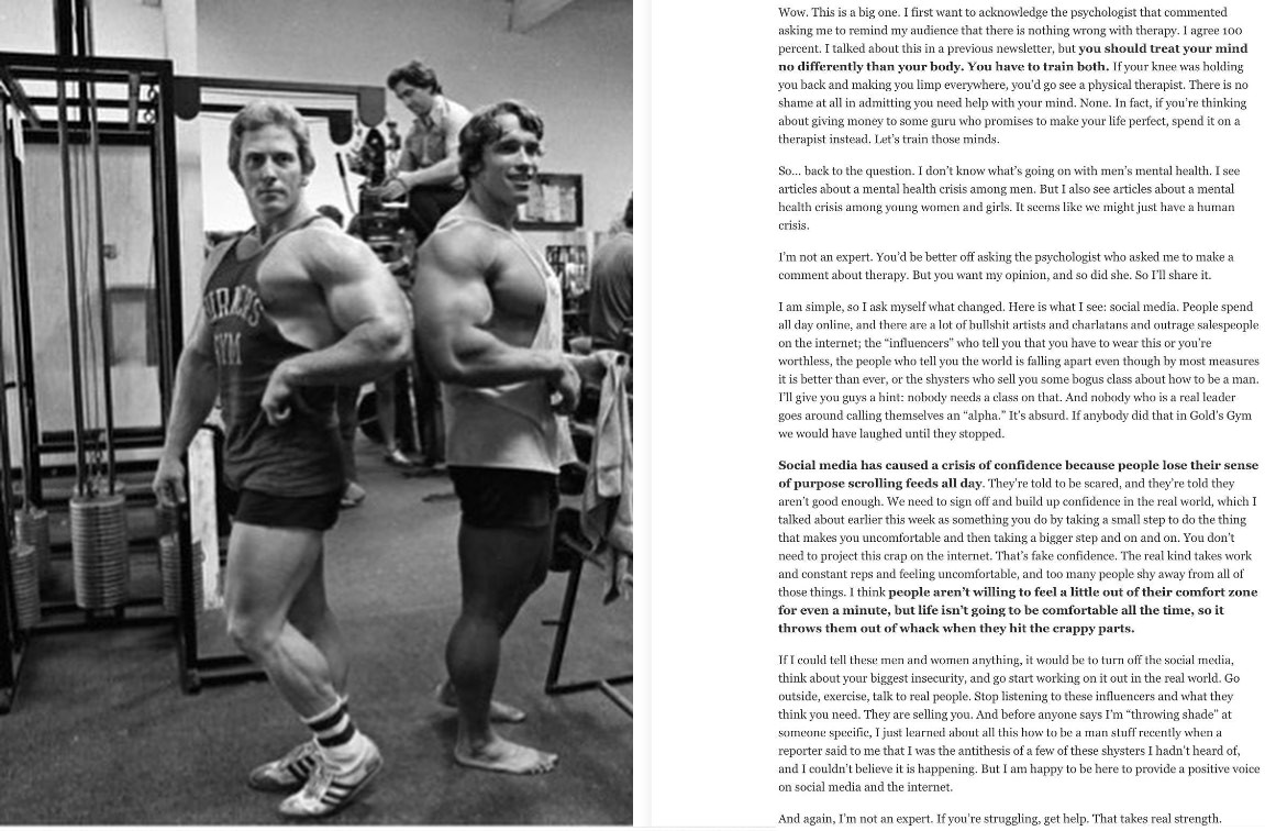 Арнольд Шварценеггер назвал стероидные препараты, на которых выиграл Олимпии - Бодибилдинг форум AnabolicShops