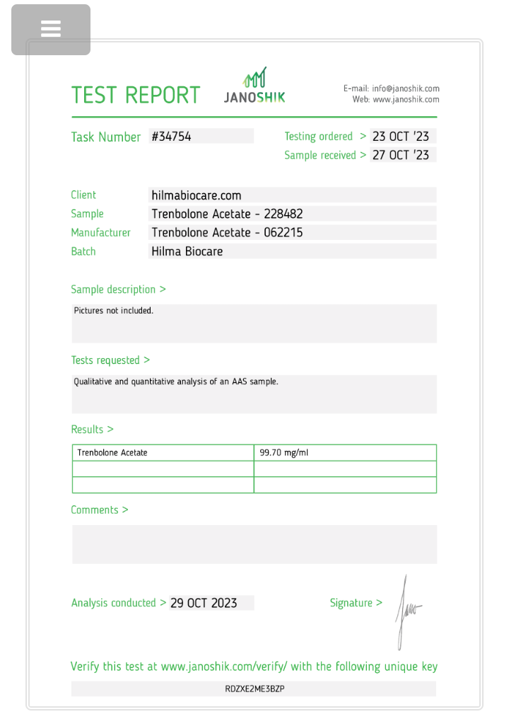 Hilma PRO - с заботой о вашем здоровье! - Бодибилдинг форум AnabolicShops