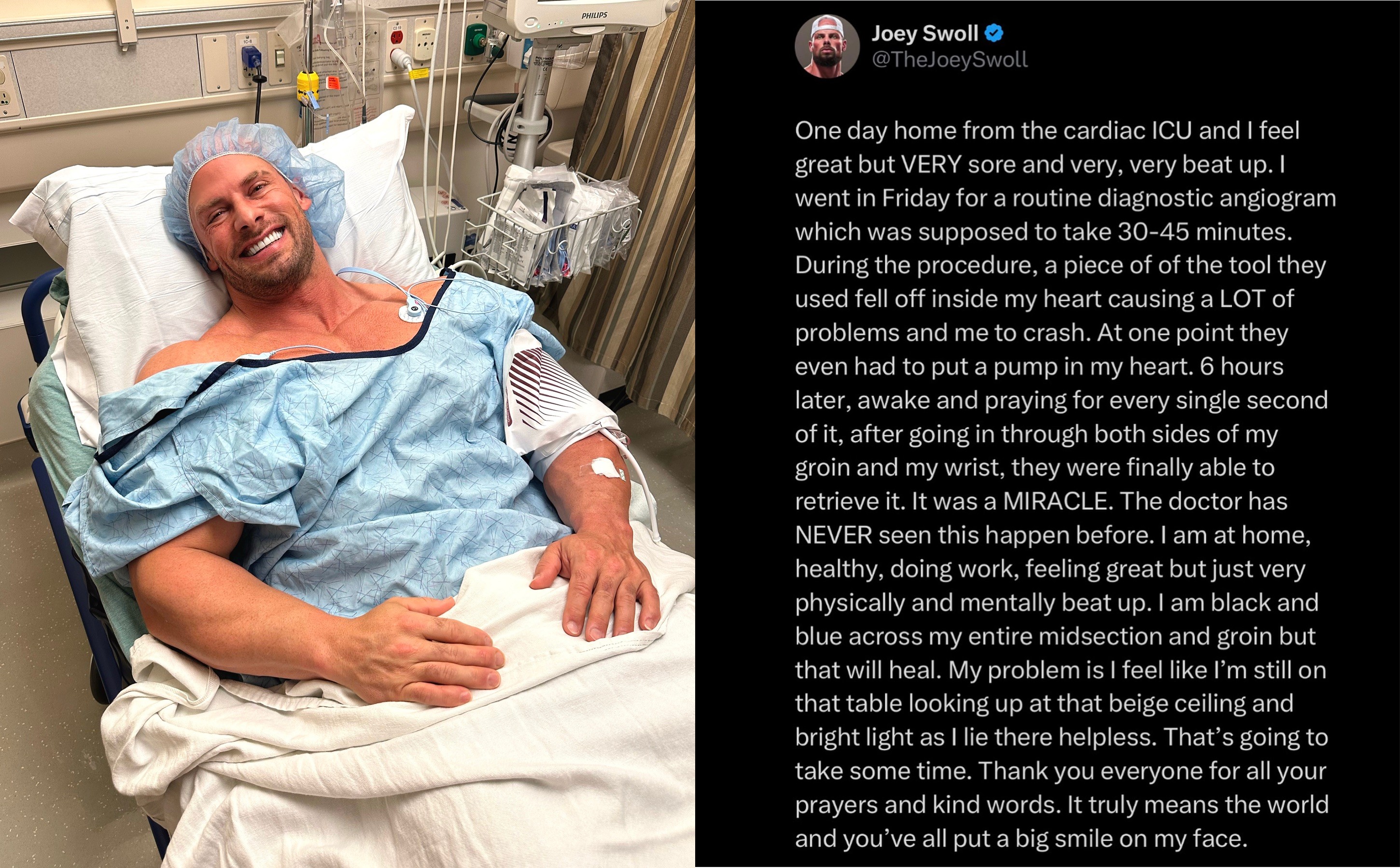 Хирургический инструмент упал в сердце и обошел тело бодибилдера - Бодибилдинг форум AnabolicShops