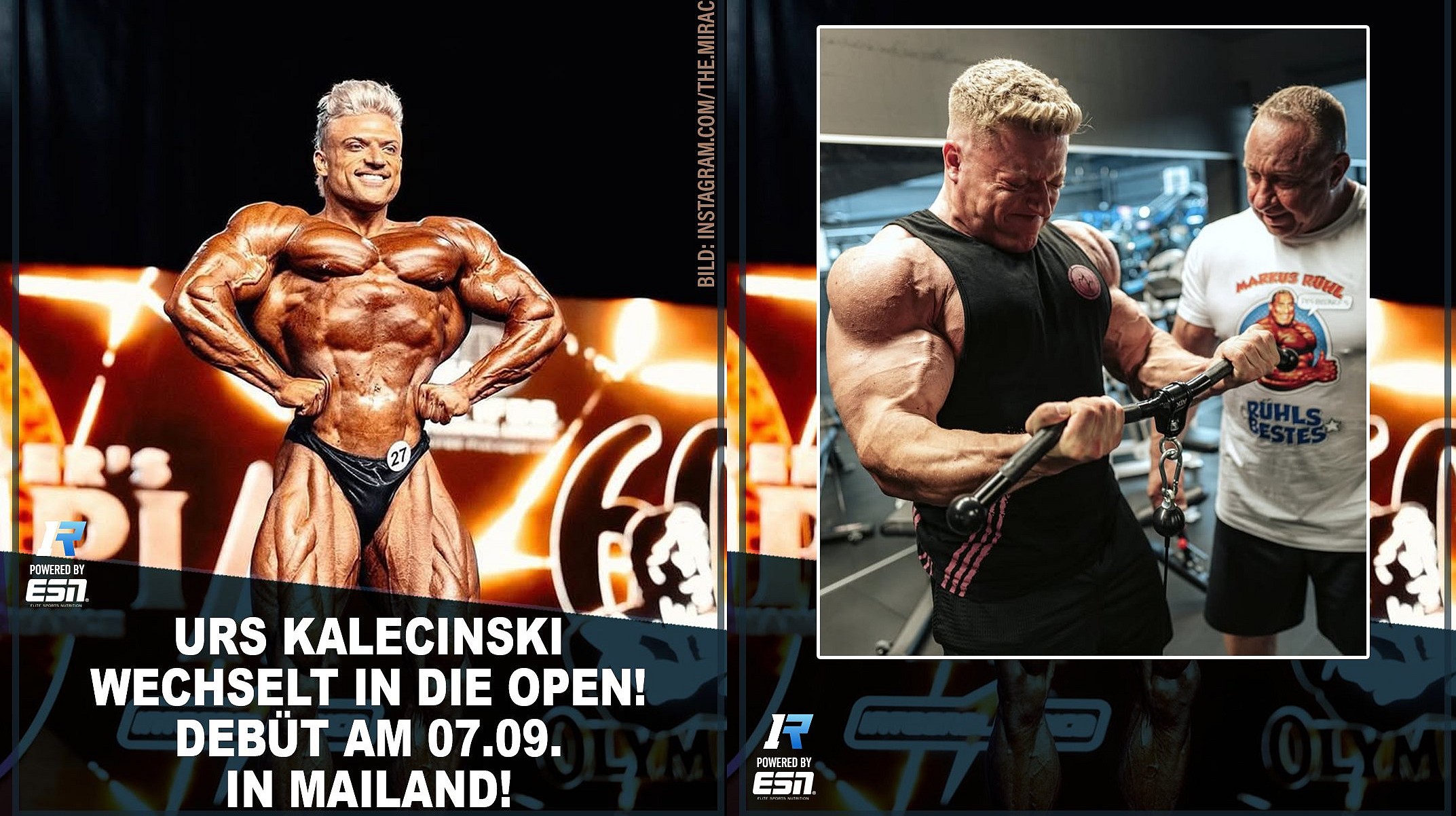"Я страдал в Classic Physique" - Урс Калечински выходит против Самсона Дауды! - Бодибилдинг форум AnabolicShops