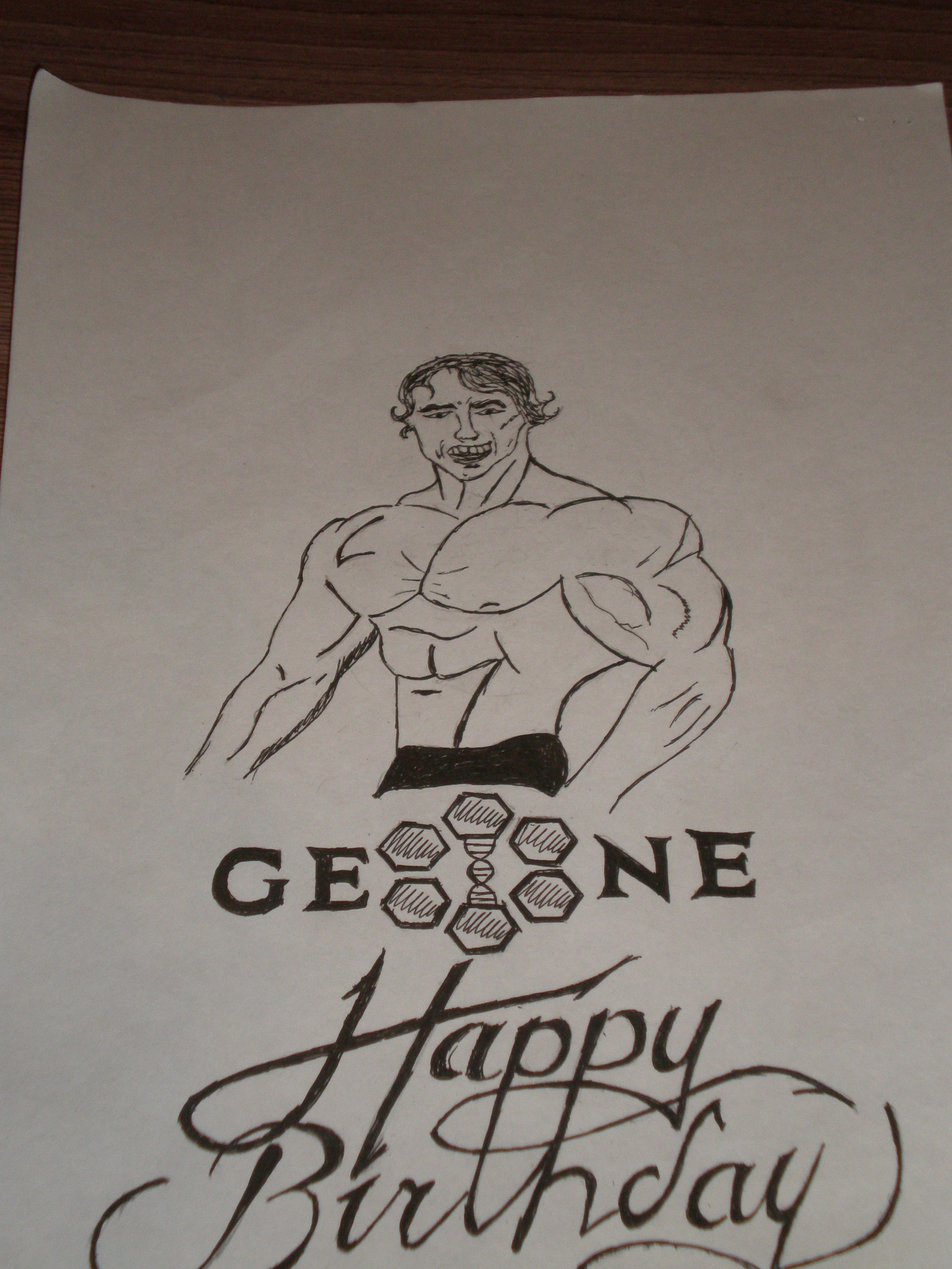 Открытка к Днюхе GEONECC! Фонд 100 000 рублей - Бодибилдинг форум AnabolicShops