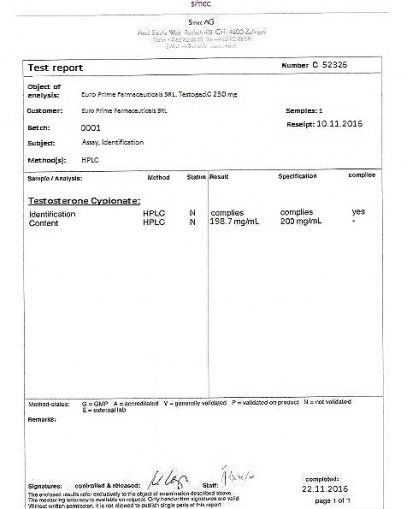 ЕПФ, симек, анализы. - Бодибилдинг форум AnabolicShops