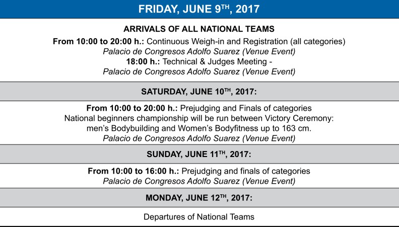 Olympia Amateur Spain 2017 пройдет в Марбельи с 9 по 11 июня - Бодибилдинг форум AnabolicShops