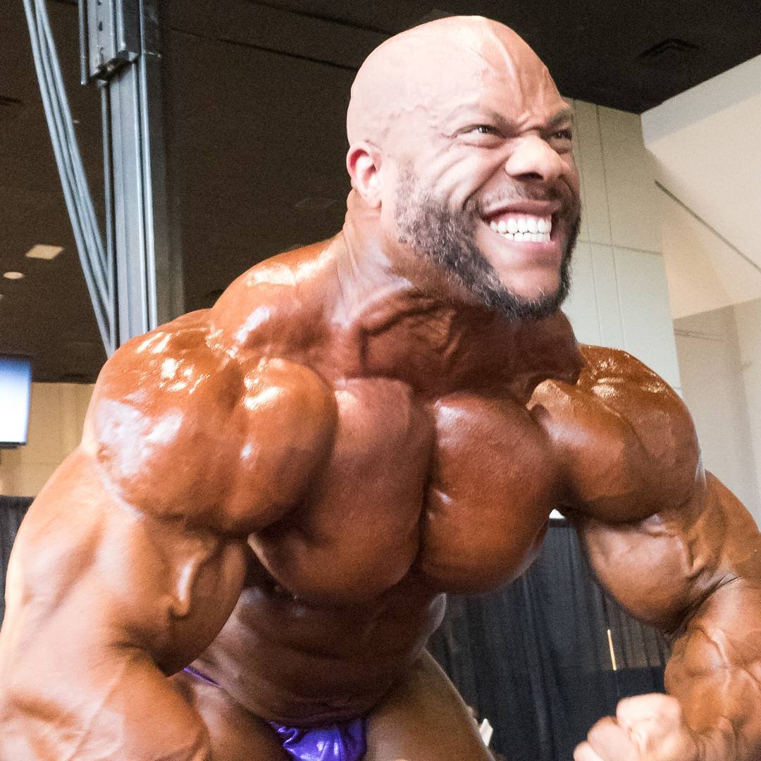 Фил Хит демонстрирует актуальную форму за 40 дней до Олимпии - Бодибилдинг форум AnabolicShops