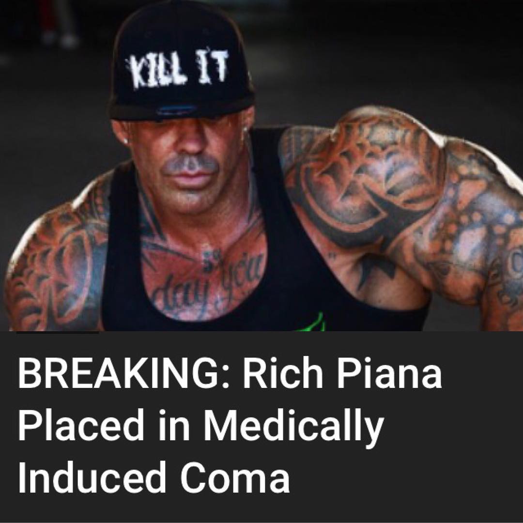 Рич Пиана госпитализирован и введен в кому - Бодибилдинг форум AnabolicShops
