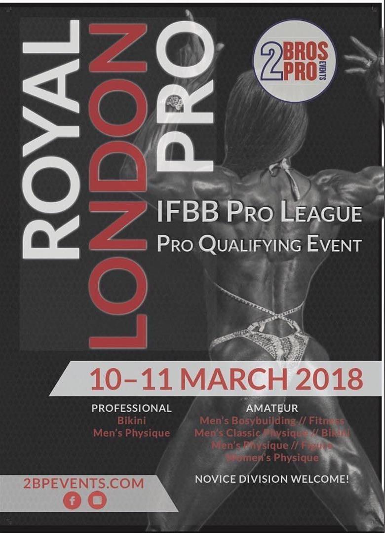 The Royal London Pro - новый квалификатор на Мистер Олимпия-2018 от IFBB Pro League - Бодибилдинг форум AnabolicShops